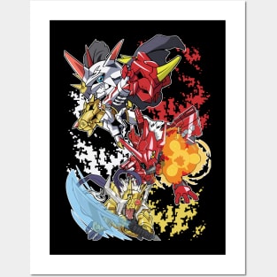 digimon omnimon alter s evolution Posters and Art